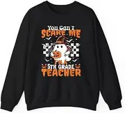[VidiAmazing] You Can't Scare Me Im A 5Th Grade Teacher Halloween 2024 ds065 T-Shirt