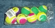 RARE PETS.COM X-SMALL FETCH DOG TOYS TENNIS BALLS SET OF 8 NEW