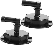 SWOOMEY Radiator Coolant Reservoir Cap Set for 2pcs Quick Install Accurate Craftsmanship Coolant Overflow Tank Cap