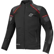 Blizzard-X Waterproof Black Red Textile Motorcycle Jacket
