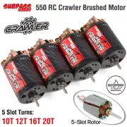 550 10T 12T 16T 20T Brushed Motor 5-Slot for Tamiya TRAXXAS WLtoys 1/10 RC Car