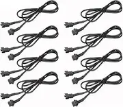 TGMGADANTV 4Pin 4FT Extension Wire Cable Connector Waterproof Off-Road Truck UTV ATV RGB LED Strip Rock Lights Glow Lamp for Jeep Metal Wire(8PCS)