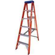 INDALEX 2.1m Industrial Fibreglass 180KG Pro Series Single Sided Step Ladder