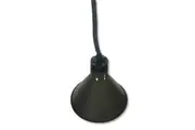 Pull down heat lamp black 270mm Round HYWBL08