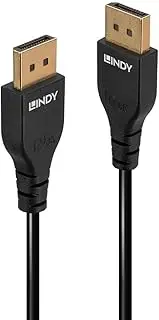 LINDY 36460 0.5 m DisplayPort 1.4 Cable, Slim