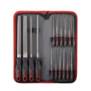 16 Pieces Flat Half Round Round for Triangle Files Needle Files Set for DIY