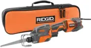 Orbital Reciprocating Saw Kit 1-Handed 6 Amp Wood Cutting Blade Contractor Bag