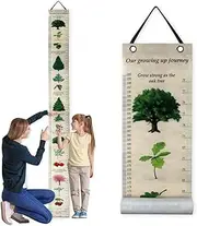Growth Charts for Kids Hanging Ruler Wall Decals Height Chart Growth Chart Sticker Height Measure Chart for Girls Boys Removable Waterproof Baby Growth Chart Height Measure Home Room Decoration