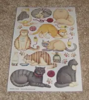 Creative Imaginations Sticker Sheet ~ by Debbie Mumm.....Pets, Cats, Felines...