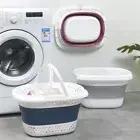 Collapsible Folding Laundry washing Basket storage Space Saving Cloth Bin Bucket