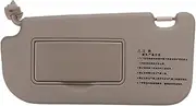 Car Inner Sun Visor Sunshield Sun Visor Shield Shade Board with Mirror Beige Fit for KIA Sportage 2005-2010