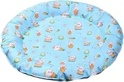 Dog Cooling Beds,Round Dog Breathable Cooling Mat - Crate Blanket Cat for Small Medium and Large Pet Outdoor Or Home Use