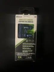 PUGS EARBUDS BLUETOOTH WIRELESS CON MAGNETIC EAR PI HANDS FREE MIC 419 Blue