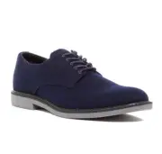 PUBLIC OPINION SHOES THE MR. DEVIN DERBY OXFORD IN NAVY FABRIC BRAND NEW IN BOX