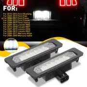 For 2010-14 Ford Mustang Flex "BRIGHTEST" WHITE LED License Plate Light Housing