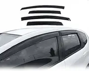 for Honda for Jazz Hatchback 2008 2009 2010 2011 2012 2013 4 Pcs/Set Car Side Window Visor Weather Shield Sun Rain Guards Wind Deflectors