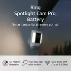 Battery Ring Spotlight Cam Pro - 2-Pack, White