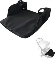 LDDCVRYAZ Baby Stroller Footrest Extended Seat Pedal, 13.78×11.8 inch Pram Feet Extension Footrest, Child Baby Umbrella Car Extended Seat Board, Baby Stroller Accessories - Black/161, 456456
