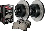 StopTech 970.67017 Truck Axle Pack, Slotted, Front Brake Kit