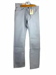 Levi’s Sim 511 Light Gray Skate Stretch Slim Fit Denim Jeans 28 X28 NEW