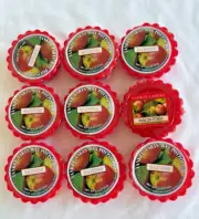 9 Lot Yankee Candle Wax Potpourri Tarts MacIntosh 0.8 Oz Apple Tart Melts