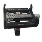 Aluminum Alloy Phone Holder Frame Fixed Navigation Support For Mountain Bicycle Electric Motorcycle BLACK COLOR