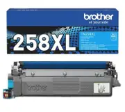Brother TN-258XLC **NEW** CYAN HIGH YIELD TONER CARTRIDGE TO SUIT MFC-L8390CDW/MFC-L3760CDW/MFC-L3755CDW/DCP-L3560CDW/DCP-L3520CDW/HL-L8240CDW/HL-L328