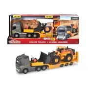 Majorette Volvo FH16 Truck with L350H Wheel Loader