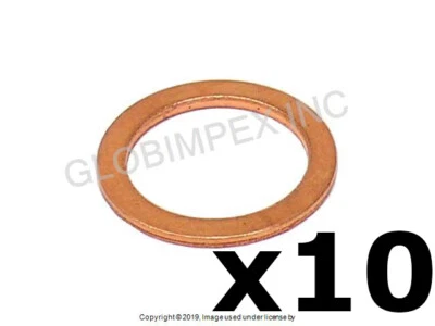 BMW E28 (1984-1987) Copper Washer (16 X 22 X 1.5 mm) 10 pcs FISCHER & PLATH (for: BMW)