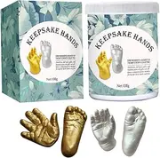 Yardwe 1Set Hand Casting Kit Easy to Use Keepsake Molding for Cherished Memories for Showers Special DIY Handprint Decoration for Home