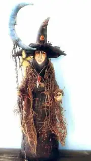 Cloth Folk Art Doll Pattern "Totem Keeper" By Susan Barmore