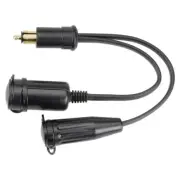 Narva 81043BL Heavy-Duty Adaptor (Merit Plug to Merit and Accessory Sockets)