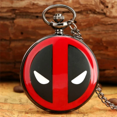 Retro Pocket Watch Chain Anime Quartz Full Hunter Analog Mens Fob Watch
