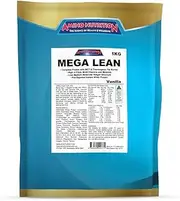 Amino Nutrition Mega Lean Whey Protein Powder MCT Thermogenic High Fibre, Vanilla, 1kg