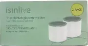 NEW ISINLIVE 2 Pack 3-in-1 True HEPA Filter Replacement for TP01 02 03 BP01 AM11