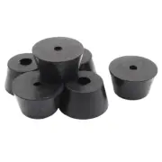 Rubber Cover Speaker Furniture Table Chair Feet Pad 40mm x 30mm x 22mm 6PCS