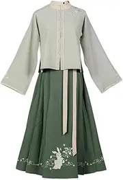[REDBMX] Improved Hanfu Women's Stand Collar Suit Chinese National Style Clothes Daily Autumn Spring New Chinese Elements Tang Suit Women