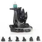 Waterfall Incense Burner Ceramic Incense Holder Handmade Ceramic Backflow In ❤FR