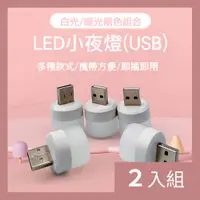 在飛比找PChome24h購物優惠-【CS22】USB隨身LED小夜燈(4個/入)-2入