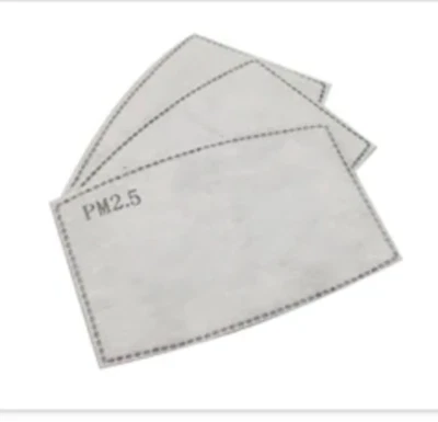 (10 PACK) PM2.5 Activated Carbon 5 layer Filter Mouth inserts for mask face