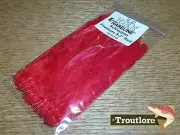 RED HARELINE STRUNG SCHLAPPEN FEATHERS - NEW FLY TYING MATERIALS