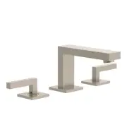 Duro Widespread Two-Handle Bathroom Faucet with Drain Assembly in Satin Nicke