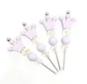 Cookie Macaron Lilac Crown Silicone Decorating Scribe Tool 11cm