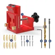 Dowel Jig Woodworking Dowel Jig Handheld Drill Guide Bit Professional