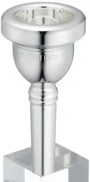 BACH Trombone Mouthpiece (3505G) Deep Cup Depth, 25.50mm Cup Dia. Silver Plated