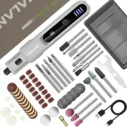 Power Rotary Tools - 3.7V Rotary Tool Kit w 70 Accessories, 2.0Ah Li-ion Battery