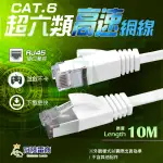 冠陸】RJ45 CAT6 10米10公尺 15 / 20 M 鍍錫純銅網路線 超薄高速網路扁線 金屬接頭 超第六類網路線