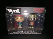Funko Vynl Stranger Things Dustin and Lucas 2 Pack. W/ PROTECTOR