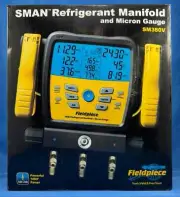 Fieldpiece SM380V 3-port SMAN Refrigerant Manifold With Micron Gauge & Hoses