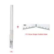 Eyebrow Position Mark Tools Microblading Brow Shape Mapping Kit with White Marke